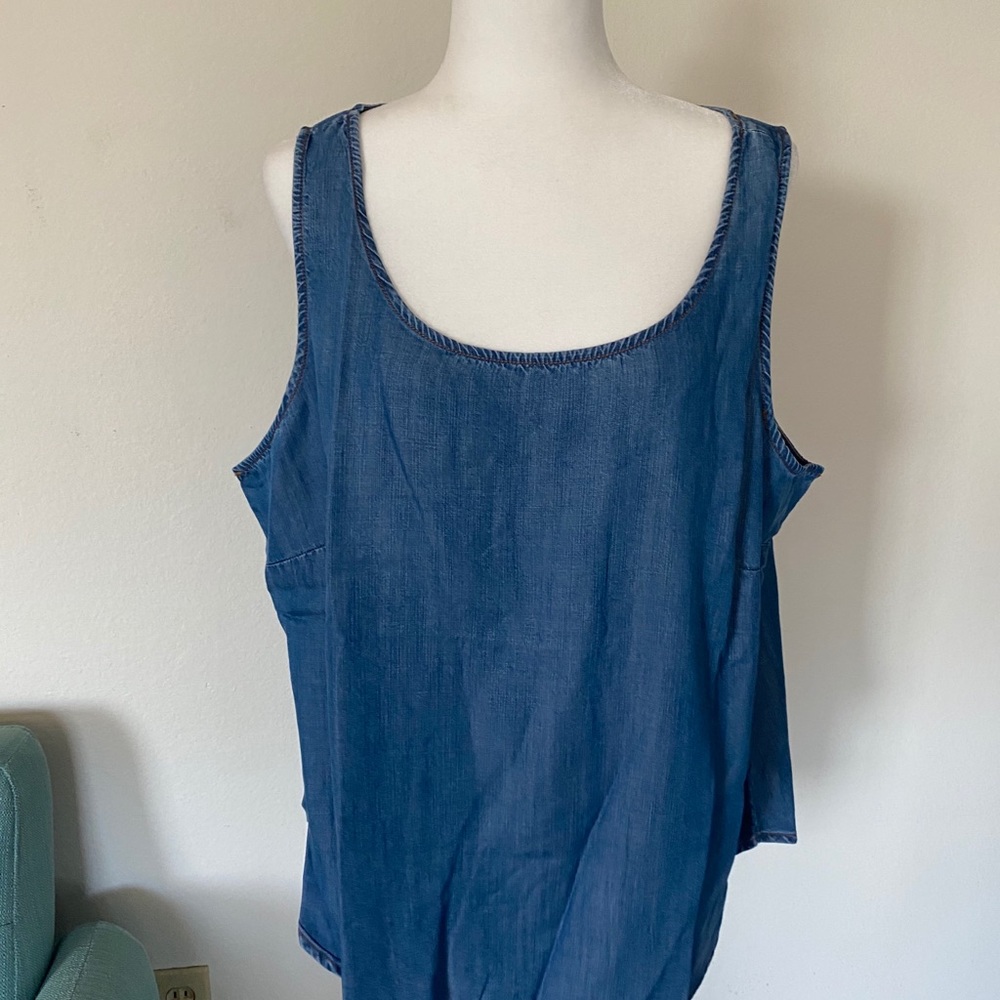 CHICO’S - NWT –   DENIM TANK TOP